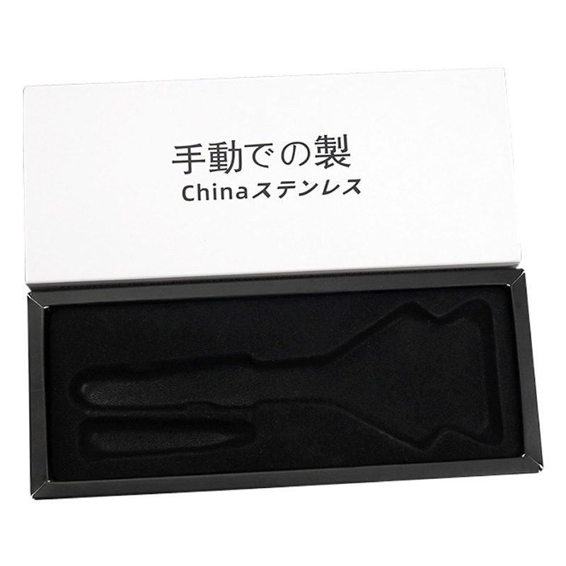 Haircut scissors hairdressing scissors packaging box drawer box printing single pair of scissors color box in stock wholesale