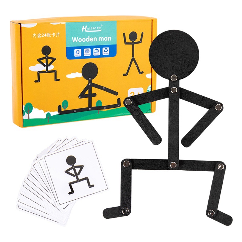 Educational Early Learning Patterned Wooden Figures for Children Aged 2-3-6 Years Old, Baby Enlightenment Wooden Toys Wholesale, Creative Enlightenment