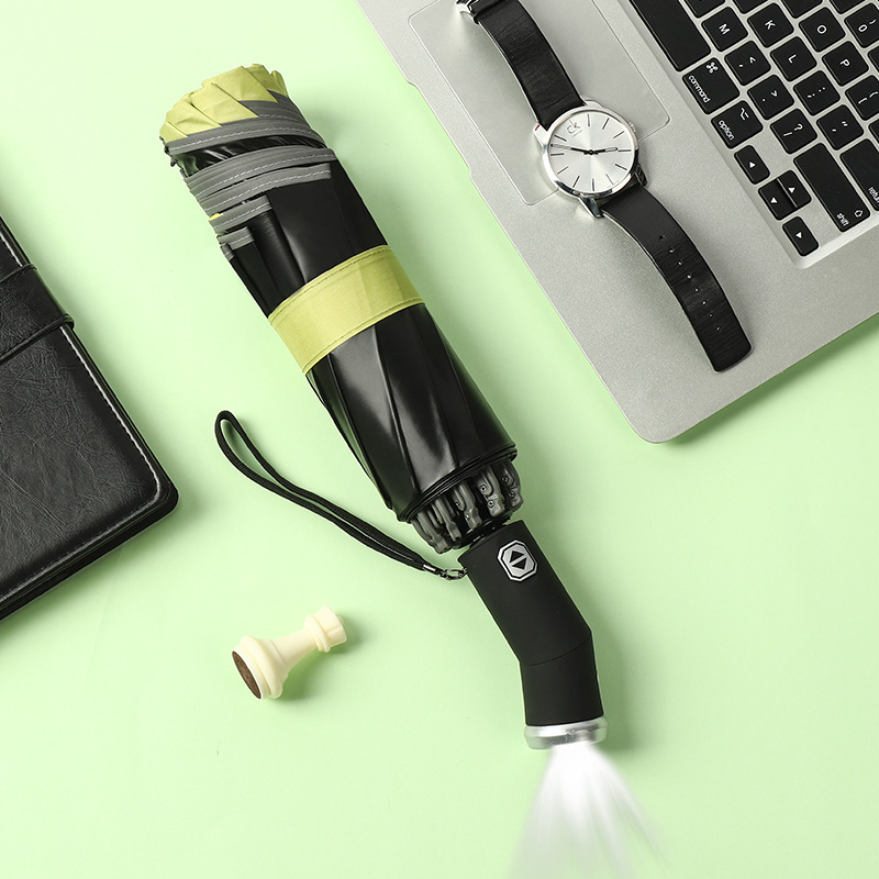 Picture of Fully Automatic Foldableing High-End Umbrella for Women, High-End, Sunny and Rainy Dual-Use Umbrella, Reverse Umbrella That Can Be Rotated with Logo