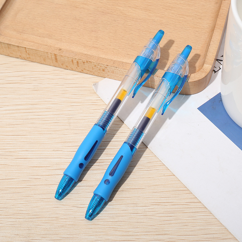 Picture of 1008 Press-Type Gel Pen Black and Red Signature Pen Office Student Stationery Portable Quick-Drying Ink