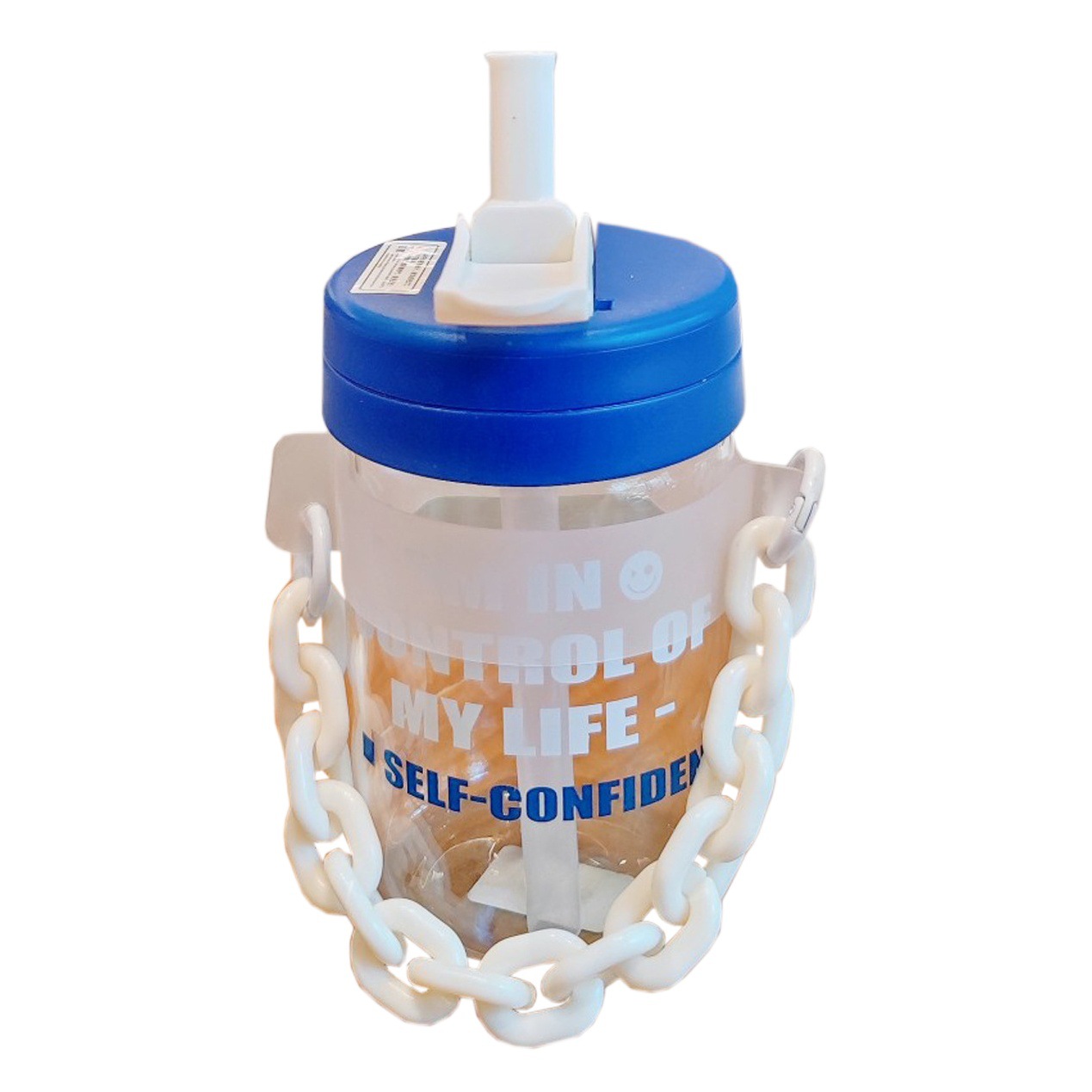 New Chain Suction Cup Portable Portable Girl Glass Creative Student Couple Office ins Style Cup