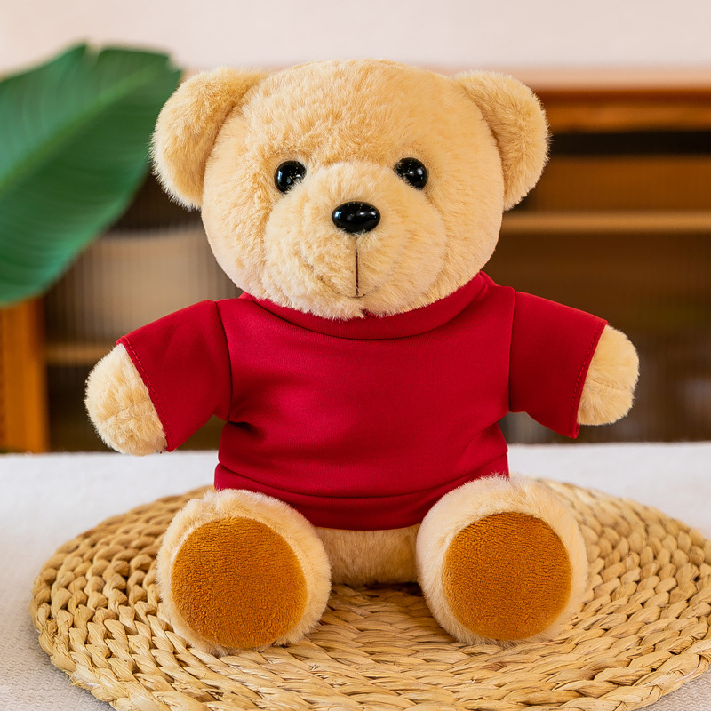Picture of Wholesale Teddy Bear Dressing Bear Doll Stuffed Toy 4S Store Gift Printed Logo Doll Activities for Children