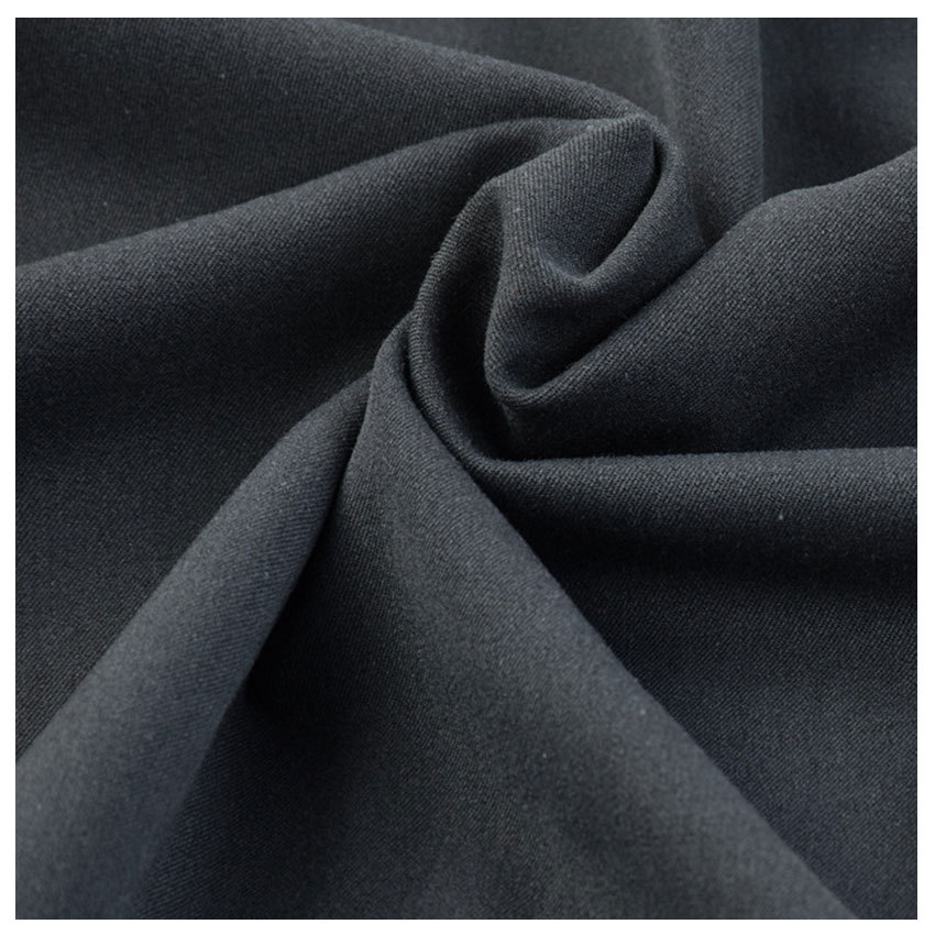 Viscose cotton four-sided elastic twill woven warp and weft double elastic autumn and winter casual clothing fabric 35g 56% viscose 36% Cotton