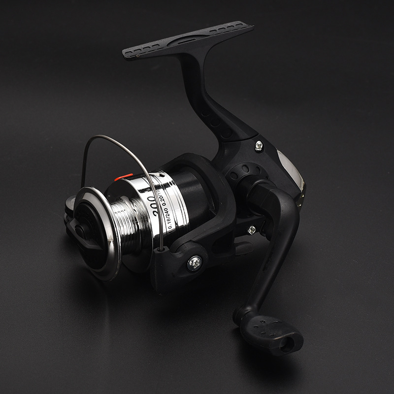 Picture of Type 200 small fishing wheel with line fishing wheel spinning wheel fishing wheel rock fishing wheel fishing gear sea Rod Road Asian rod fishing wheel