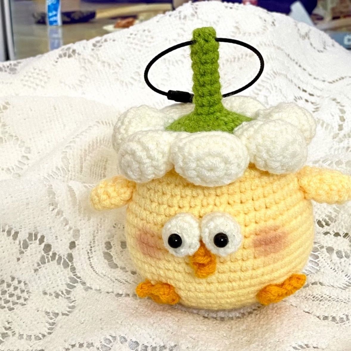 Tiktok Little Chick Handmade Knitting Kit Doll Little Red Book Same Style DIY Material Cute Hanging Bag/Ornament