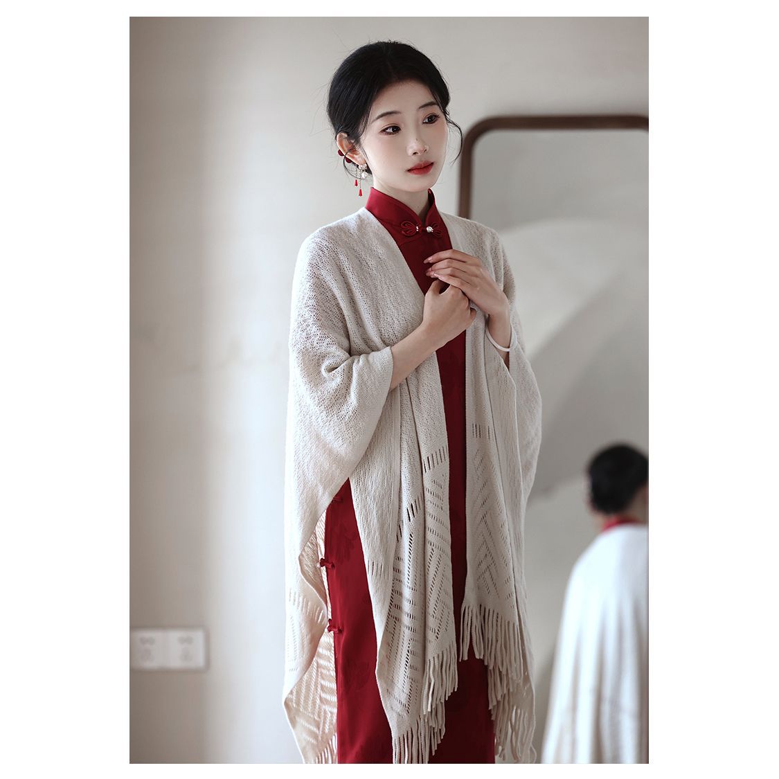 Picture of Retro style 2024 autumn new chubby girl plus size temperament national style dress new Chinese style improved super fairy cheongsam women