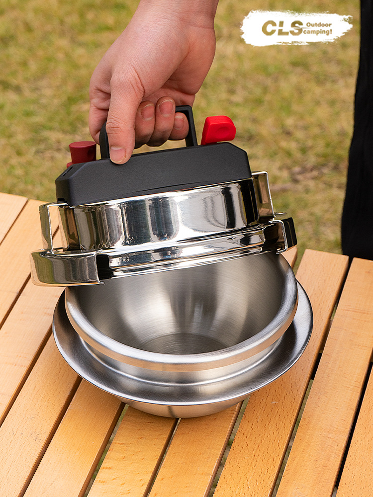 Picture of CLS pressure cooker 1.2L self-driving portable 1-2-person pressure cooker camping car home induction cooker soup cooking pot
