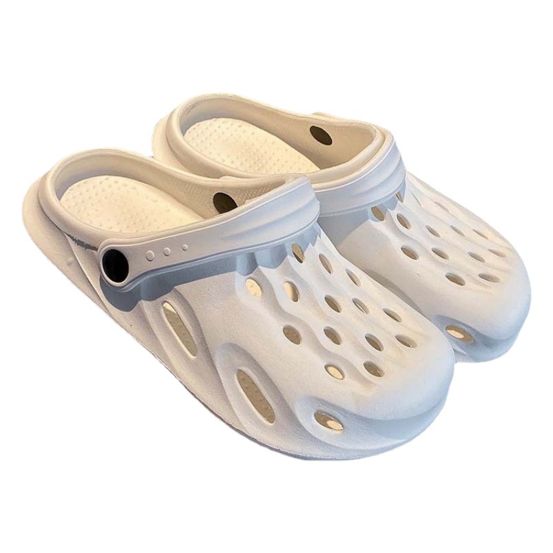 Hole shoes women's outdoor hole shoes men's slippers women's summer slippers men's home shoes couple EVA slippers sandals men