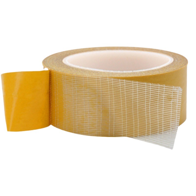 Mesh Fiber Double-Sided Tape Leaves No Trace, Transparent Strong High-Viscosity Mesh Double-Sided Tape, Fiberglass Tape Wholesale