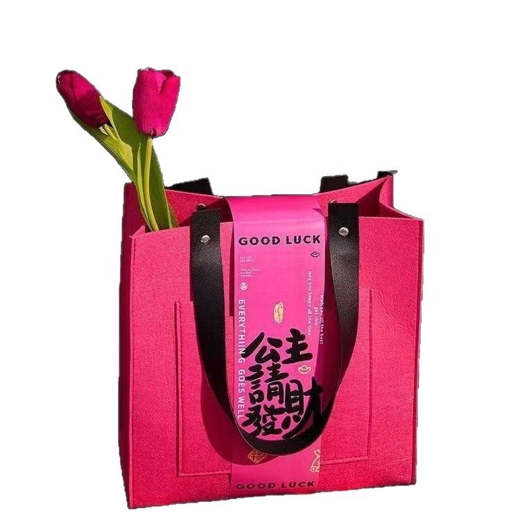 Picture of 2025 Goddess Festival Advanced Feeling Felt Bag New Year Gift Box New Creative Accompanying Ceremony Annual Meeting Anniversary of Enterprises