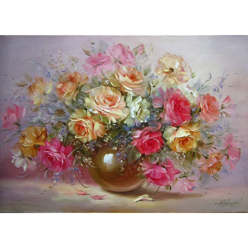 Cross-border digital oil painting diy frameless wholesale landscape Shopify AliExpress EBY Amazon WIS