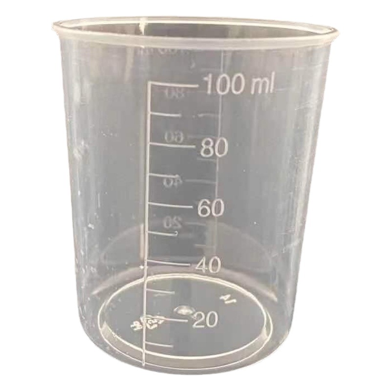 Wholesale measuring cup 50 ml ml plastic measuring cup 100 ml plastic beaker sub-filling cup with scale plastic cup