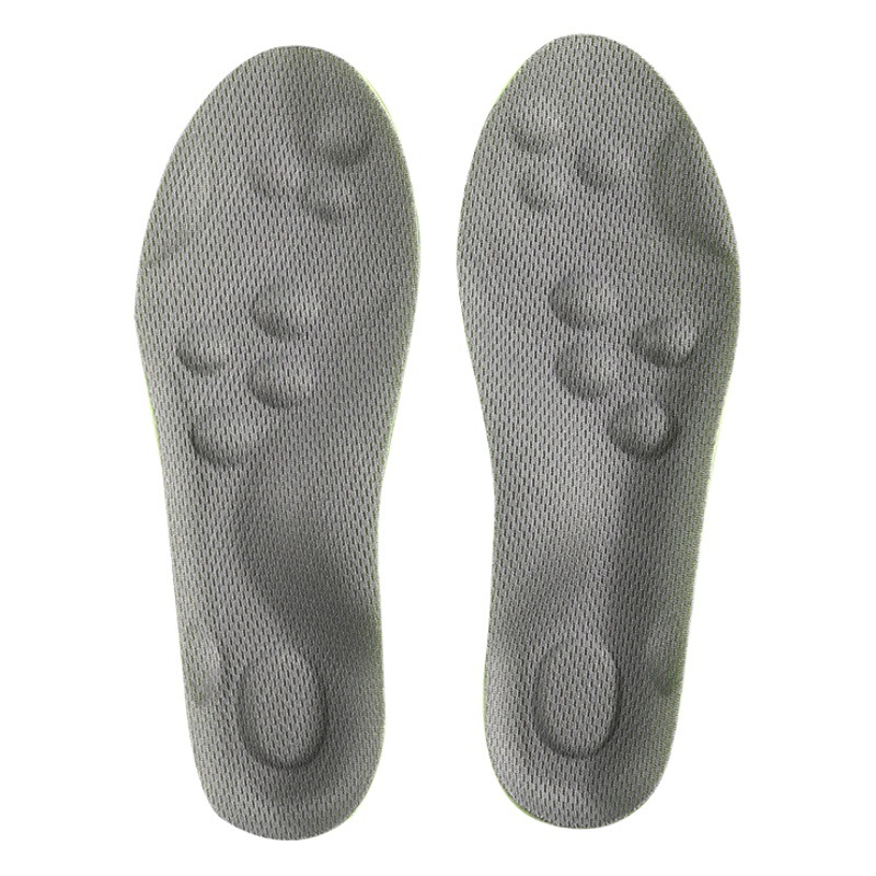 Popcorn Sports Insoles for Kidsren, Boys and Girls, Breathable, Sweat-Absorbent, High-Elastic, Shock-Absorbing 4D Cloud Insoles
