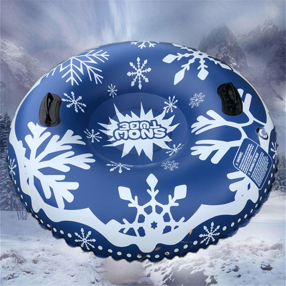 1.2m Ski Ring Inflatable Thickened Ski Sports Outdoor Skiing Supplies Snow Sled Grass Skating
