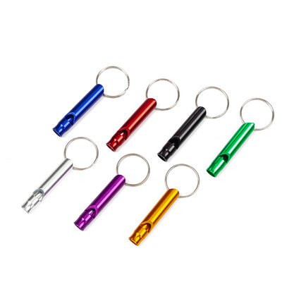 Picture of Small Aluminum Alloy Toy Whistle Metal Lifesaving Whistle Training First Aid Survival Whistle Outdoor Supplies Gifts