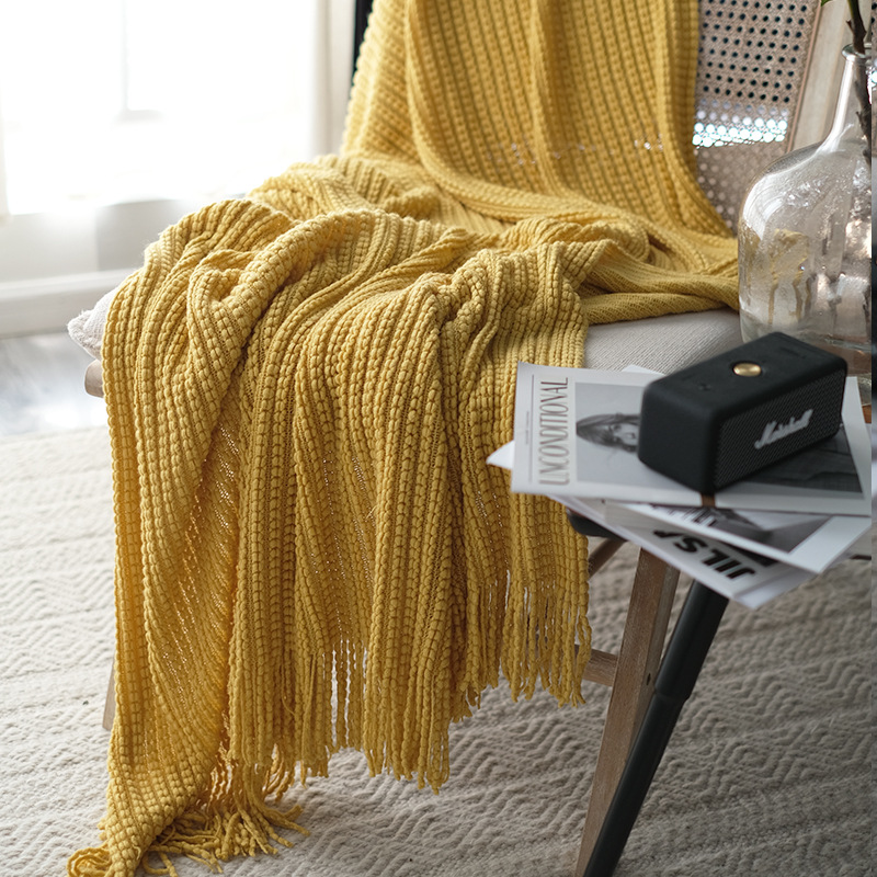 Thick Nordic style leisure small blanket blanket foreign trade factory in stock a generation of new sofa decorative blanket