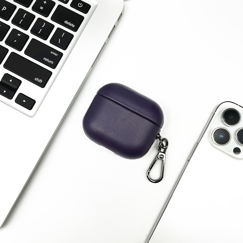 Picture of Suitable for Cross-border AirPods3 Generation Protective Case Leather Apple Bluetooth Headphone Case European and American airpodspro Protective Case