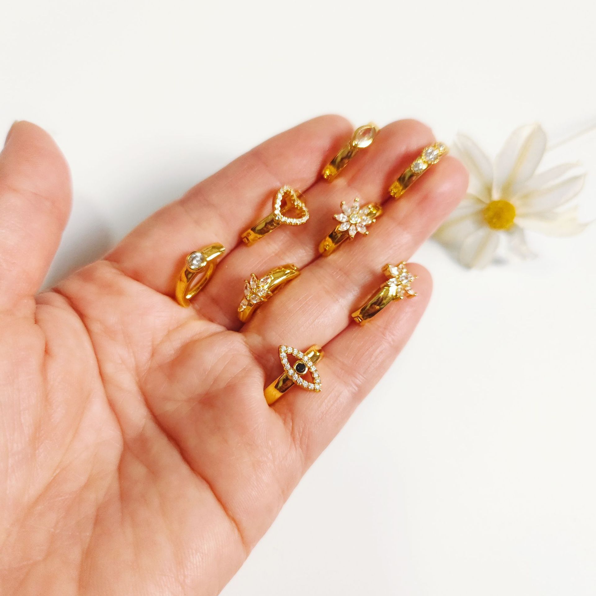 Picture of Europe and the United States cross-border hot selling smooth belly button ring diamond zircon style belly button nail belly button puncture jewelry explosions