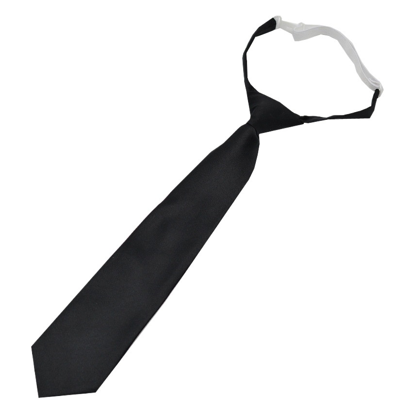 JK tie female Korean Japanese college style knot-free casual student school uniform accessories black short navy blue gray red