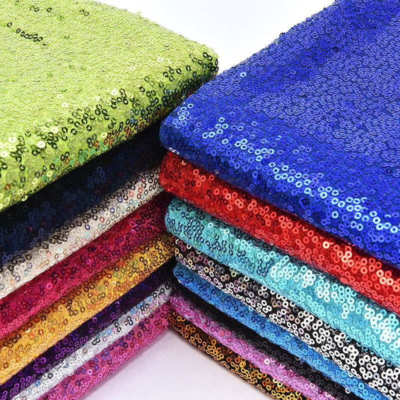 3MM sequin fabric dense gauze messy wedding decoration stage background cloth clothing fabric dress tablecloth