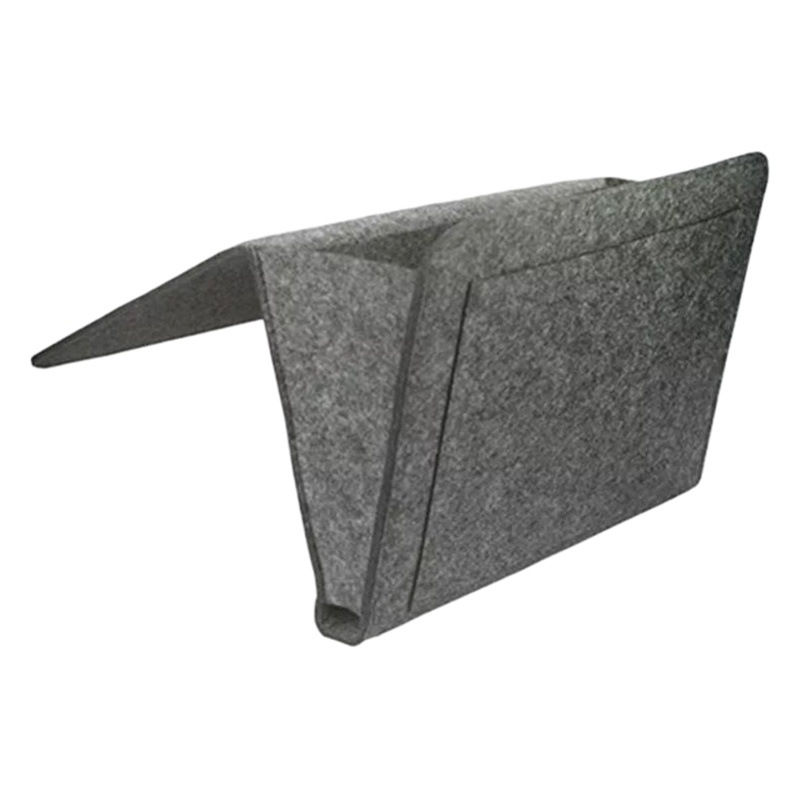 logo Felt Storage Bag Bedside Storage Hanging Bag Home Sofa Storage Non-woven Bedside Storage Bag
