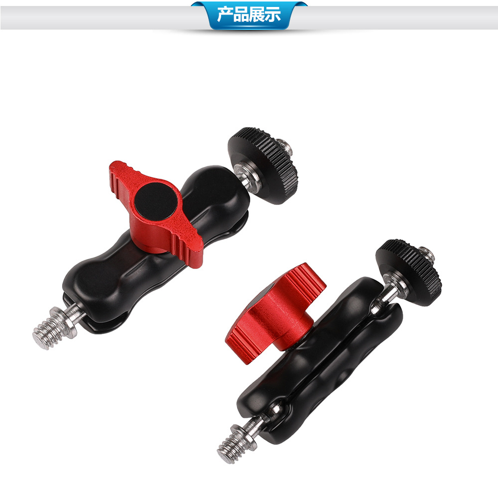 Picture of Small magic hand bracket double head screw connection strange hand magic arm bracket flash pea clip pea pod