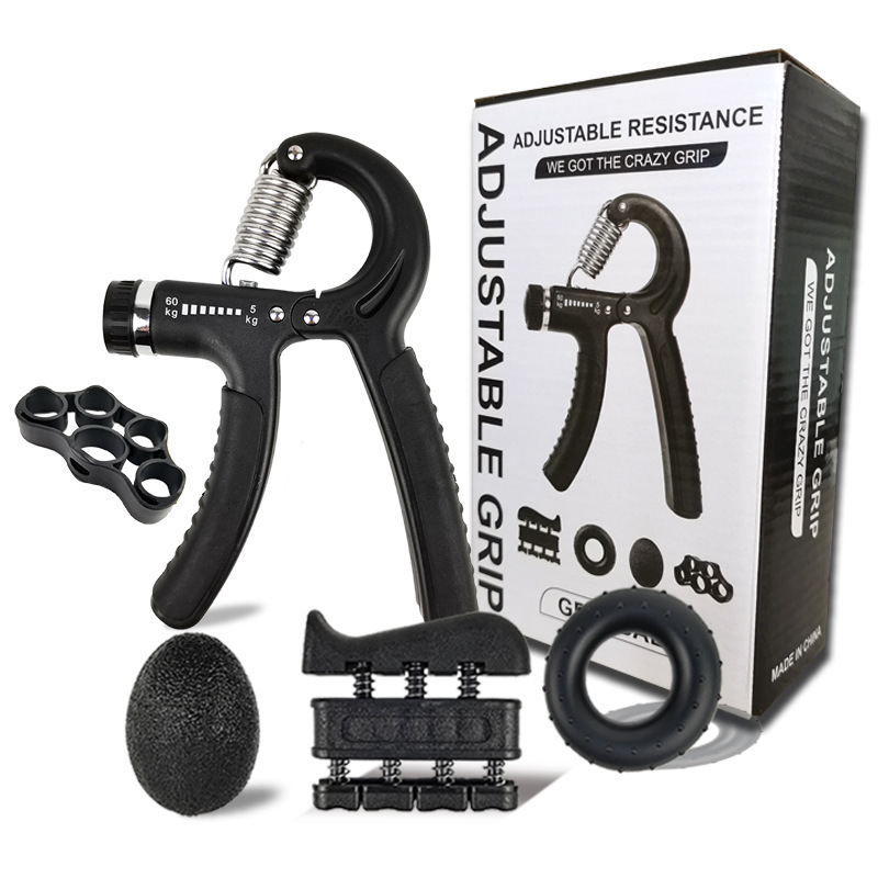 Grip Strength Set 5-piece Color Boxed Grip Strength Set suit Hand Strength Training Set Adult Children Silicone Grip Ball