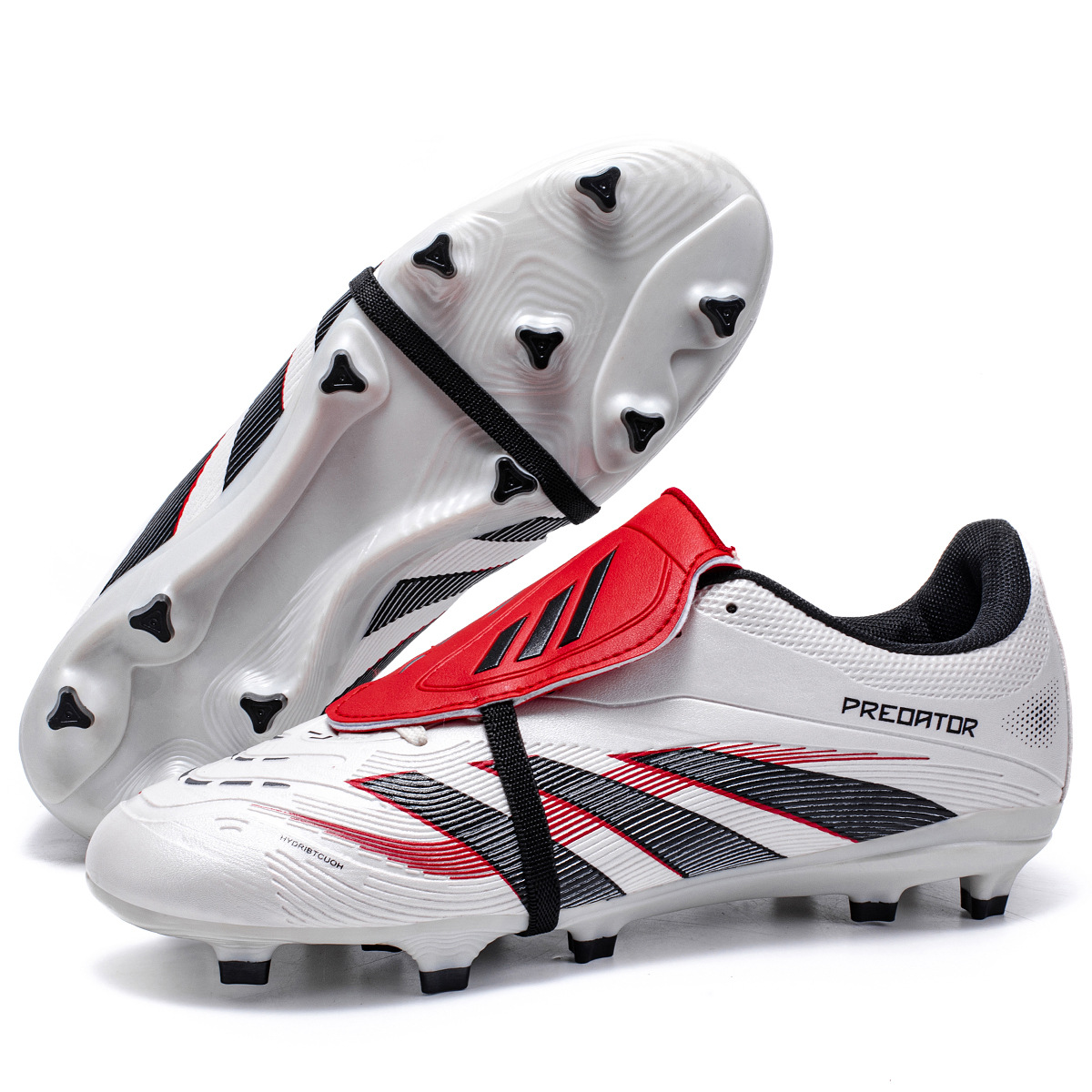 Cross-border new high-top football boots for men and women, teenagers, primary and secondary school students, artificial grass spikes, broken nails, training sneakers