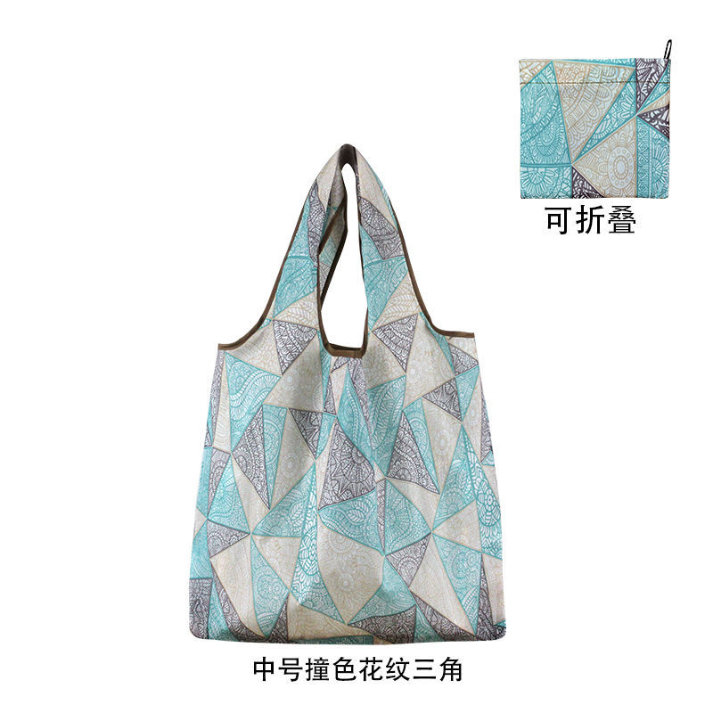 Picture of Thickened Shopping Bag Dou Environmental Protection Supermarket Shopping Bag Foldable Portable Large Capacity Portable Cloth Bag Outgoing Fashion