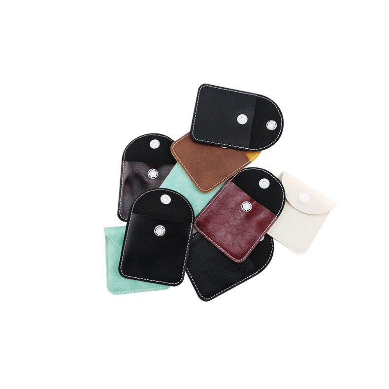 Picture of Factory clear price earphone jewelry bag MP3 packaging leather bag electronic product storage protection bag mixed pattern mixed color