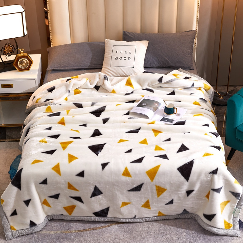Picture of Raschel Blanket Double Thickened Blanket Super Soft Fleece Blanket Cover Blanket Wedding Red Blanket Warm Blanket Gift Wholesale