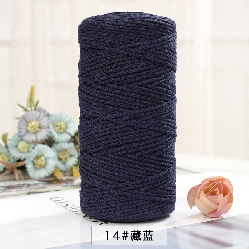 Picture of Explosions 2mm round strand hollow yarn European-style hook bag hollow Diy thread color multi-hand crochet collocation