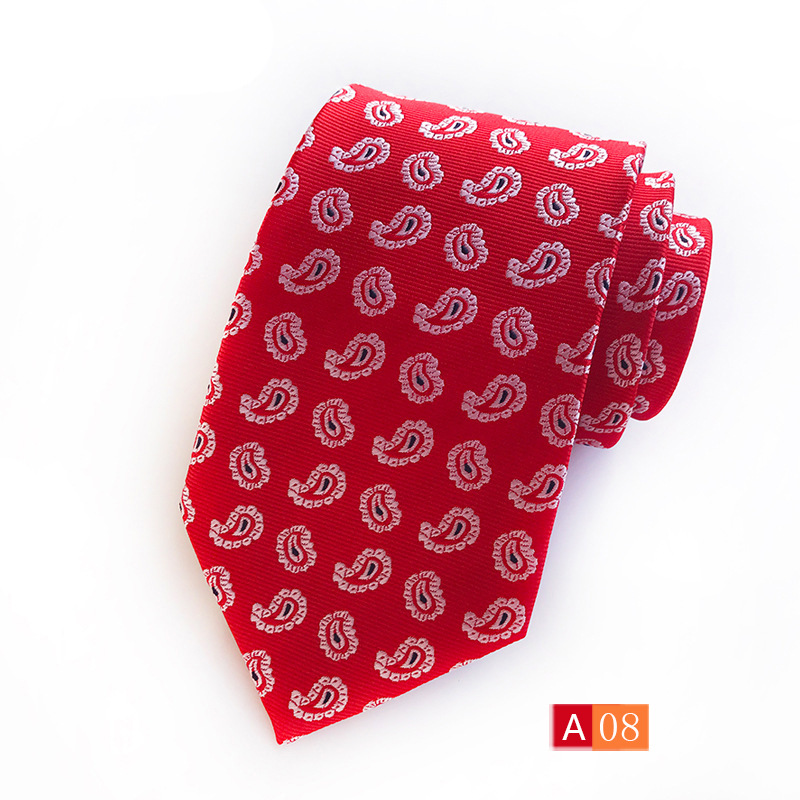 Picture of Source Factory Hot Jacquard Fabric Tie Men's Dress Business Suit Accessories Tie Wholesale