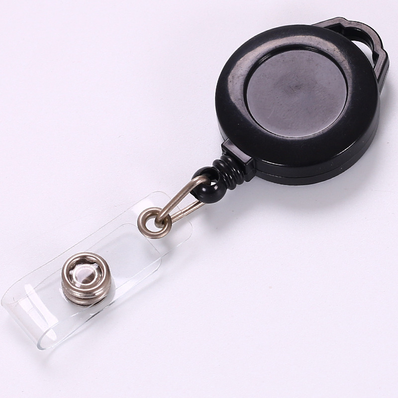 Picture of Autumn Rain 15mm Ribbon Square Ear Plastic Easy Pull Buckle Certificate Lanyard Easy Pull Breast Card Telescopic Buckle Telescopic Buckle