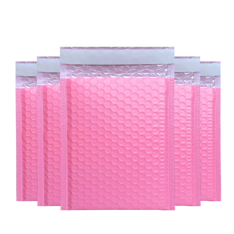 High-End Customized Black Kraft Paper Packaging Express Envelope Bubble Bag Printed Logo Envelope Bubble Packaging Bag
