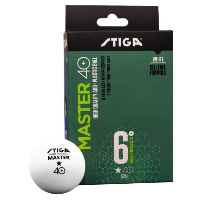 STIGA Stika Table Tennis ABS Plastic Seam Ball Stika One Two Three Planet 40 Three Six Pack