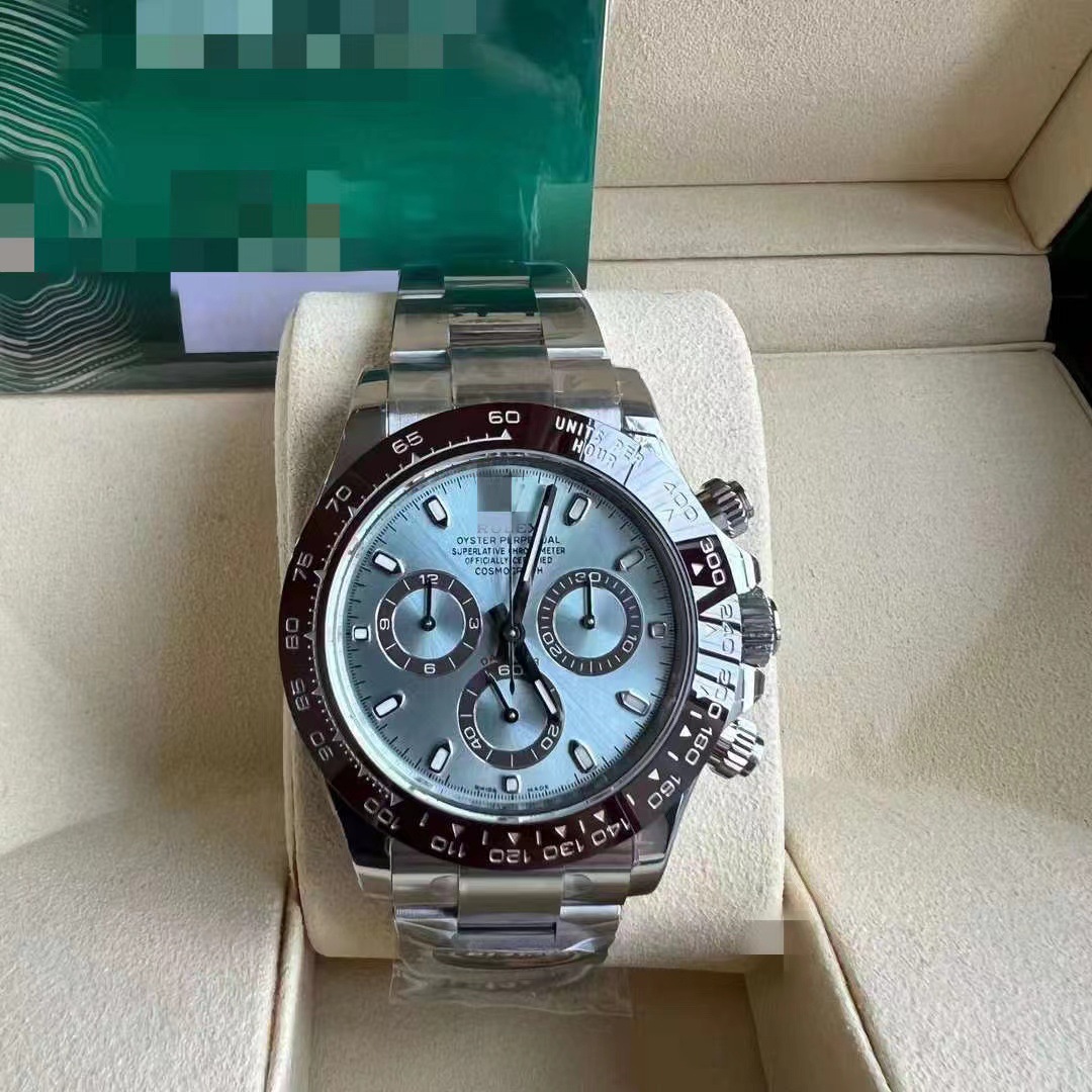 Picture of Cross-border Panda Di 7750 Ditong Cement Grey 12.4 Golden Di Chronograph 4130 Yu Wenle Men's Mechanical Watch