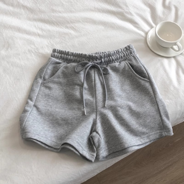 Picture of Casual Small Casual Shorts for Women Summer New Gray Versatile Outer Wear Running Sports Shorts Women's Hot Pants Trendy