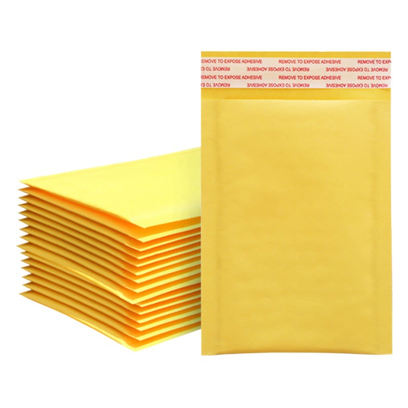 Brown Packing Paper Bubble Bag Yellow Thickened Bubble Bag Bubble Wrap Express Bag Envelope Bag Bubble Packaging Bubble Bag Wholesale
