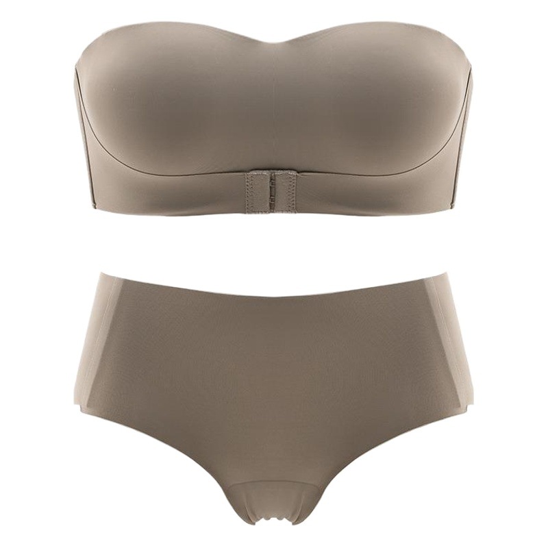 Original strapless underwear women's small chest push up bra wrap tube top invisible non-slip anti-exposure beauty back Seamless Bra