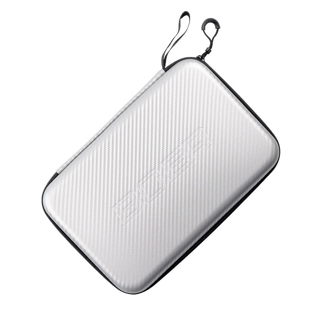 Picture of Ball Table Tennis Paddle Bag Square Bag Large Capacity Partition Hard Bag EVA Carbon Fiber Pattern Hard Shell Cross Border Paddle Bag