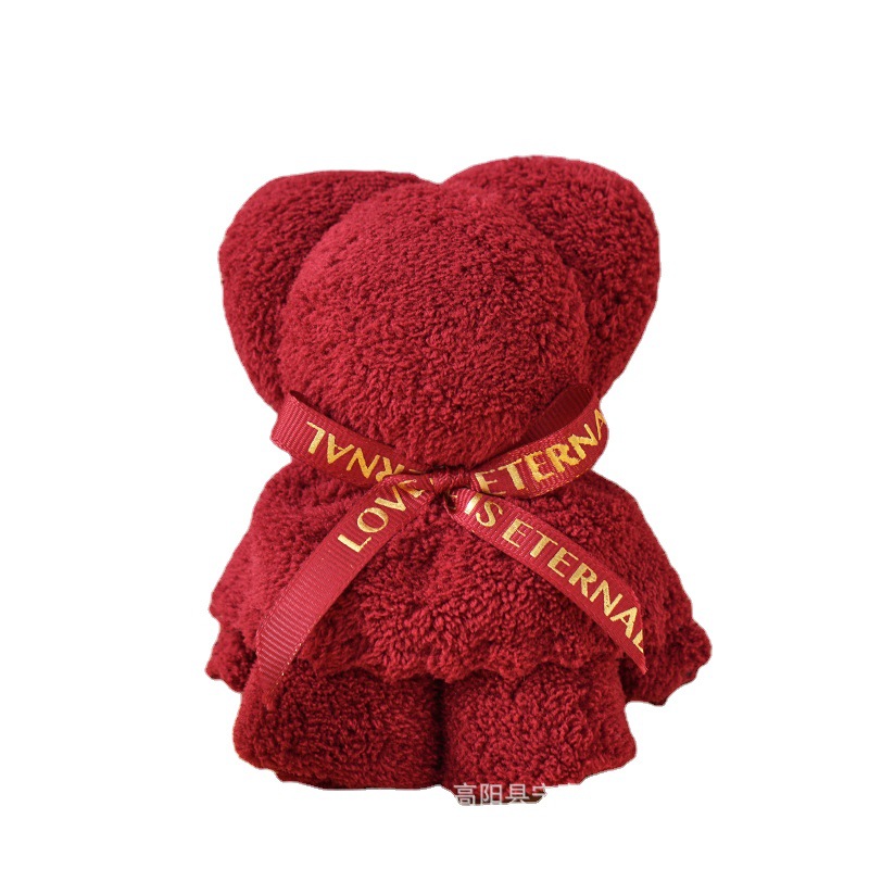Picture of Bear Towel Hand Gift Wedding Candy Wedding Shop Birthday Wedding Ceremony Teacher's Day Mid-Autumn Festival Hand Gift Towel