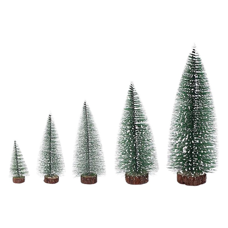 Christmas mini Christmas tree White Cedar desktop small Christmas tree Desktop Window decoration children Christmas gift