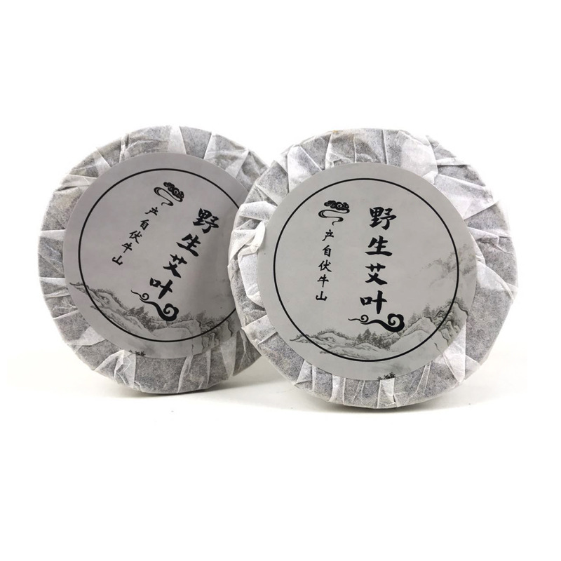 Picture of Factory wholesale wormwood cake pressed wormwood cake household bath foot bath bag diameter 9cm red flower rose wormwood cake