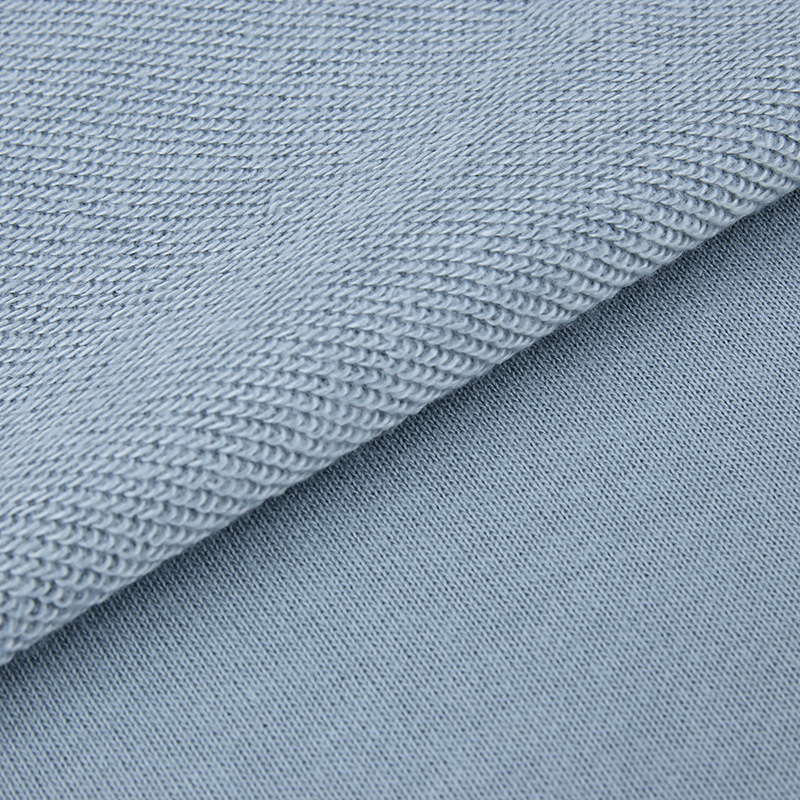 Pure Cotton Sweatshirt Fabric, 32-Count Full Cotton Terry Cloth, Autumn and Winter Ready Stock, Knitted Fabric with a Fuzzy Feel