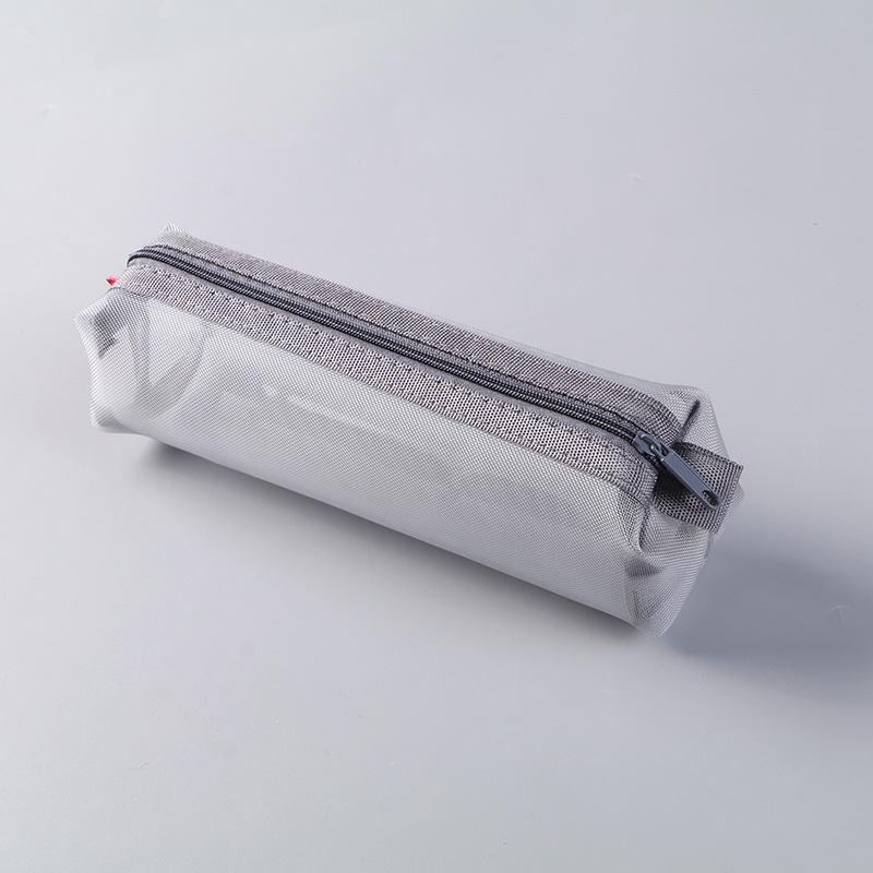 Picture of Three-dimensional simple transparent mesh pen bag for students examination stationery bag large capacity portable storage bag wholesale