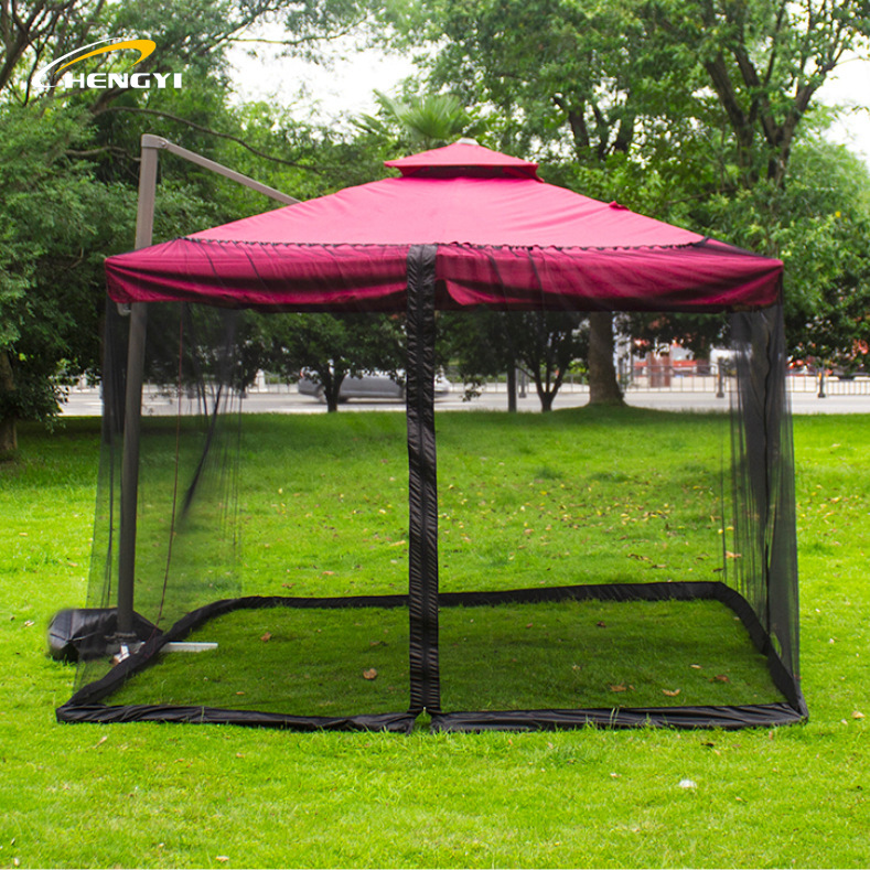 Cross-Border Hot-Selling Portable Encrypted Outdoor Gazebo Courtyard Mosquito Net Dome Roman Umbrella Tent Anti-Mosquito Net Cover