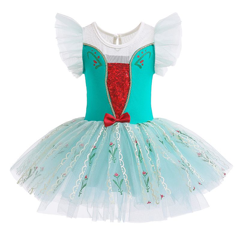 Picture of Girls Ballet Dance Skirt 2025 Summer Original Practice Clothes Baby Girl One-Piece Performance Clothes Improved Princess Skirt