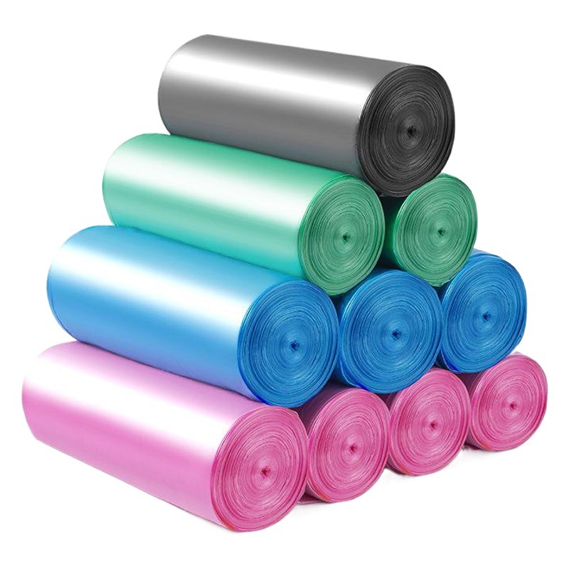 Garbage Bag Household 100 Color Hotel Household New Material Plastic Bag Point-and-off Kitchen and Toilet