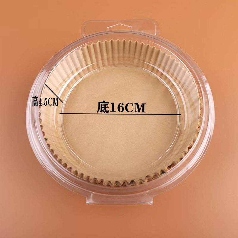 Picture of Cross-border supply air fryer paper special paper rectangular oil paper square paper tray baking round oil paper pad wholesale